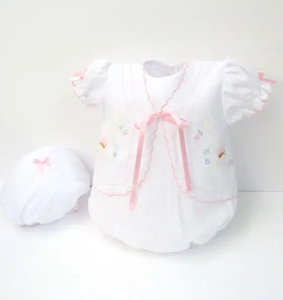 615 Sweet White Pink Baby Set