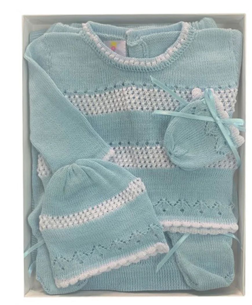 Preemie Box Set Blue- White