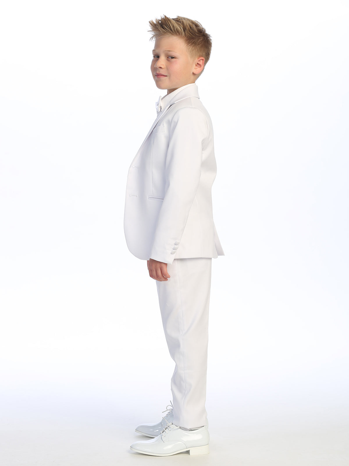 Slim Satin Tuxedo TP4929 - White