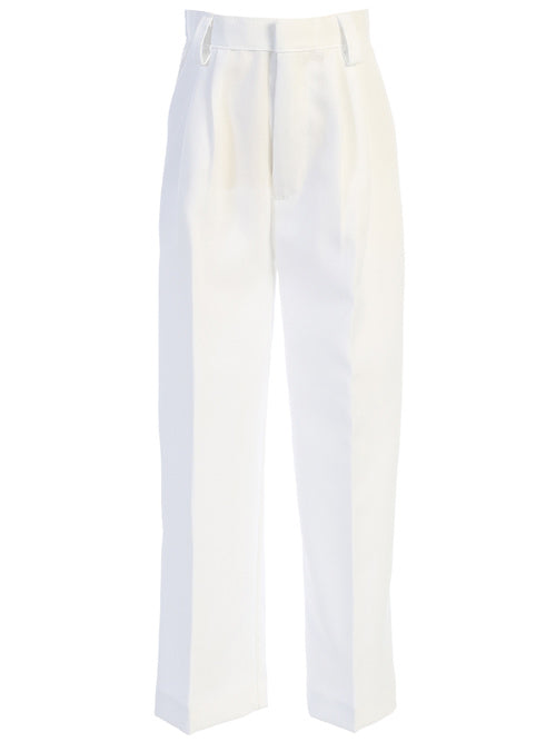 Pants with Zipper | LTP92C White