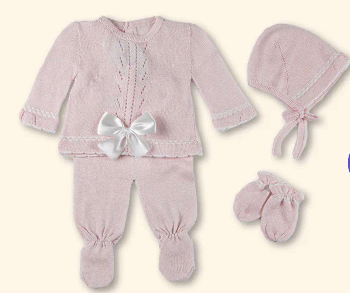 Take home outfit - Pinky lazo set