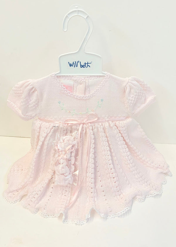 85515 3pc Pink Dress Set