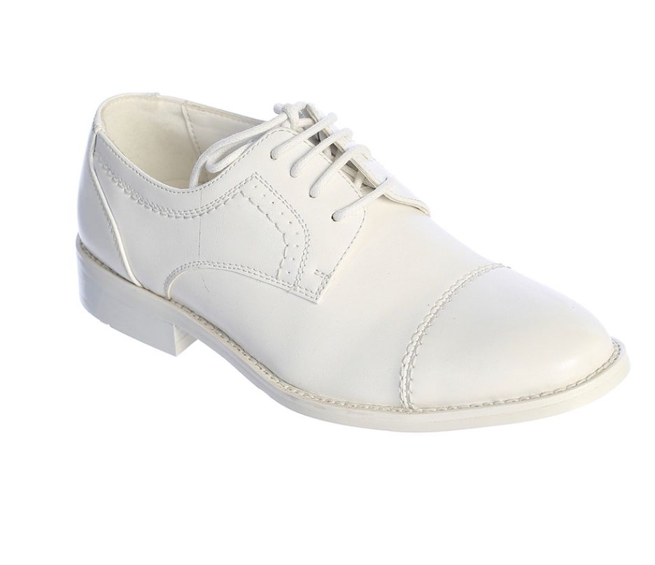 Boy Patent Leather Shoes - White