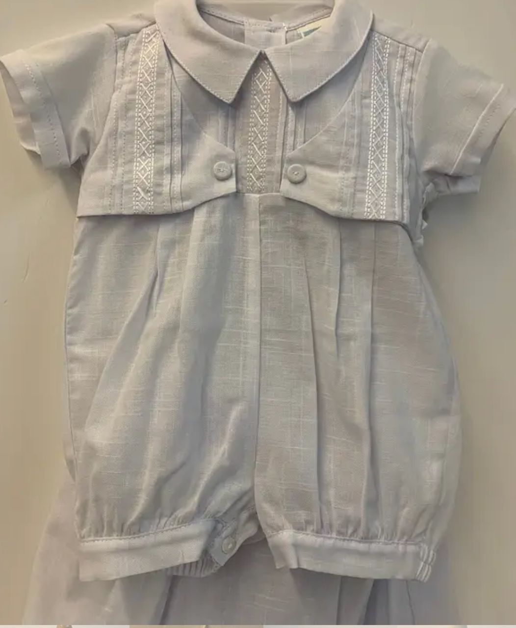 07396 Elegant Boys 2 in 1 Christening Gown.