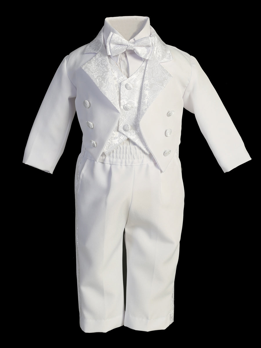 Baby Boy Tailed Baptism Tuxedo Set | Canastilla Ideal Kids
