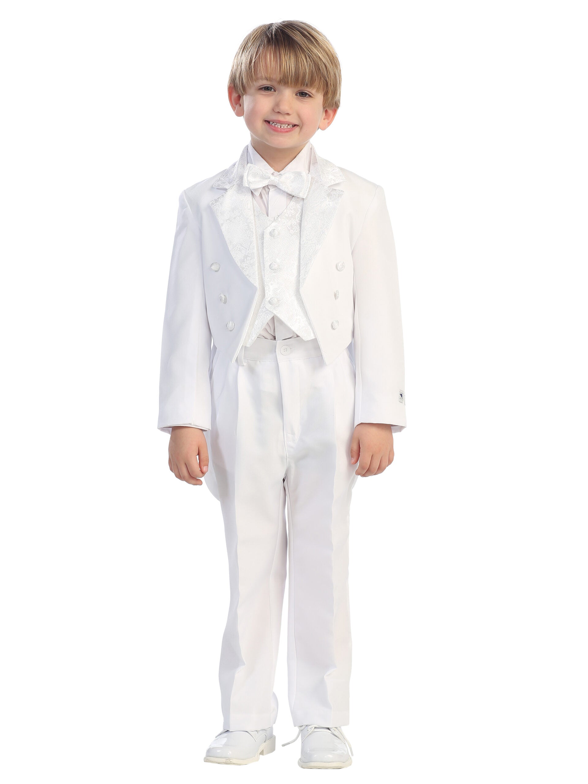 Baby Boy Tailed Baptism Tuxedo Set | Canastilla Ideal Kids