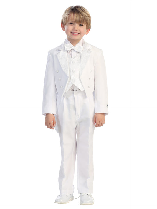 Baby Boy Tailed Baptism Tuxedo Set | Canastilla Ideal Kids