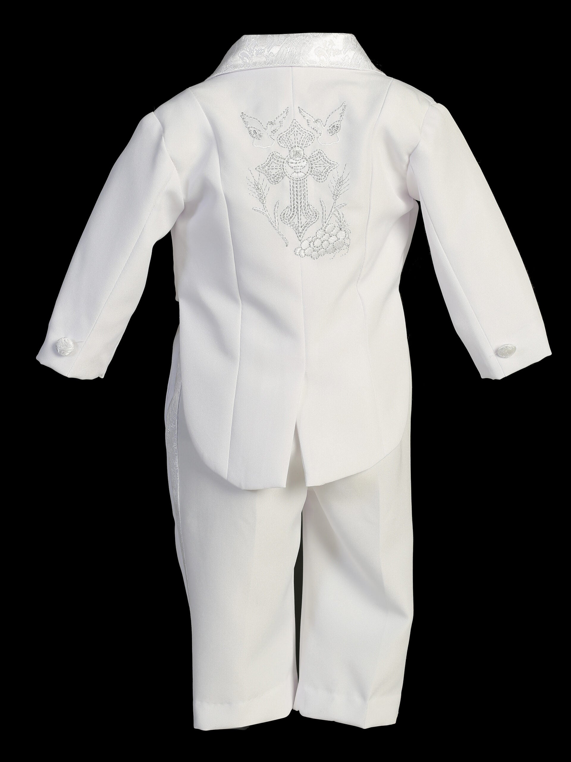 Baby Boy Tailed Baptism Tuxedo Set | Canastilla Ideal Kids