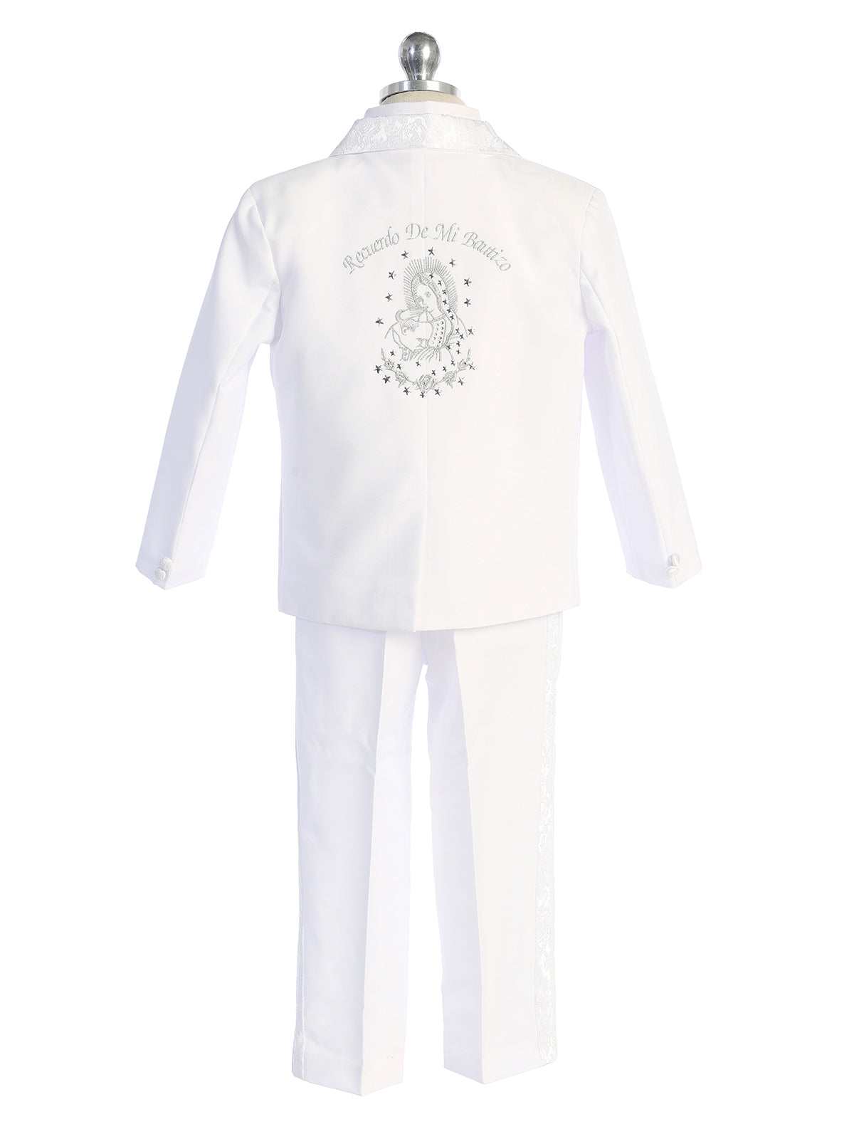 Boys Embroidered 5-Piece Tuxedo Suit TP4025