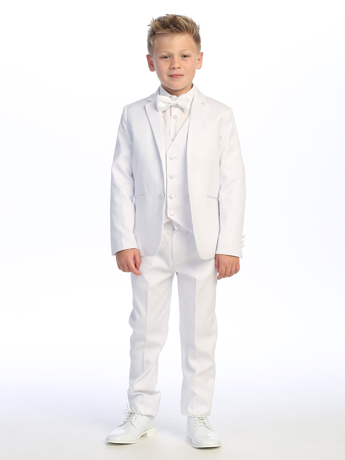 Slim Satin Tuxedo TP4929 - White