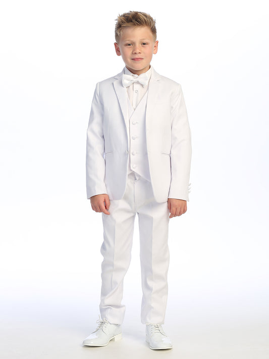Slim Satin Tuxedo TP4929 - White