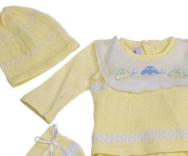 Cars Baby Knitted | Canastilla Ideal Kids