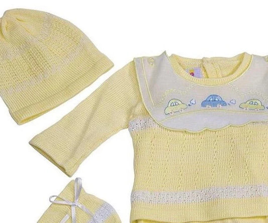 Cars Baby Knitted | Canastilla Ideal Kids