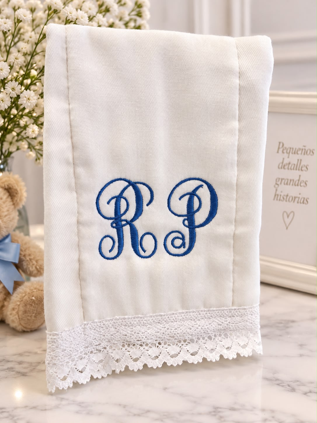 Personalized Embroidered Baby Cloth | Canastilla Ideal Kids