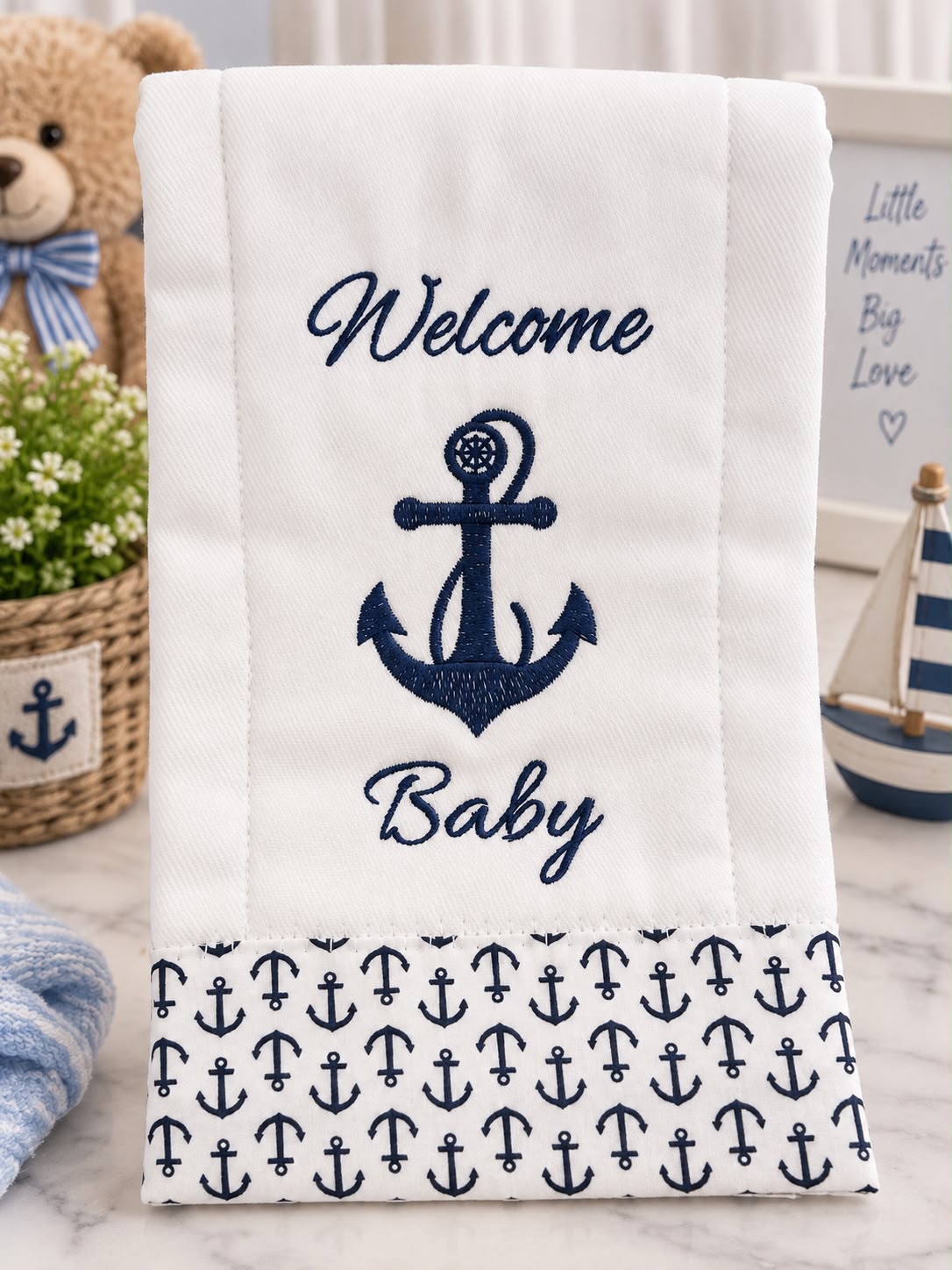 Personalized Embroidered Baby Cloth | Canastilla Ideal Kids