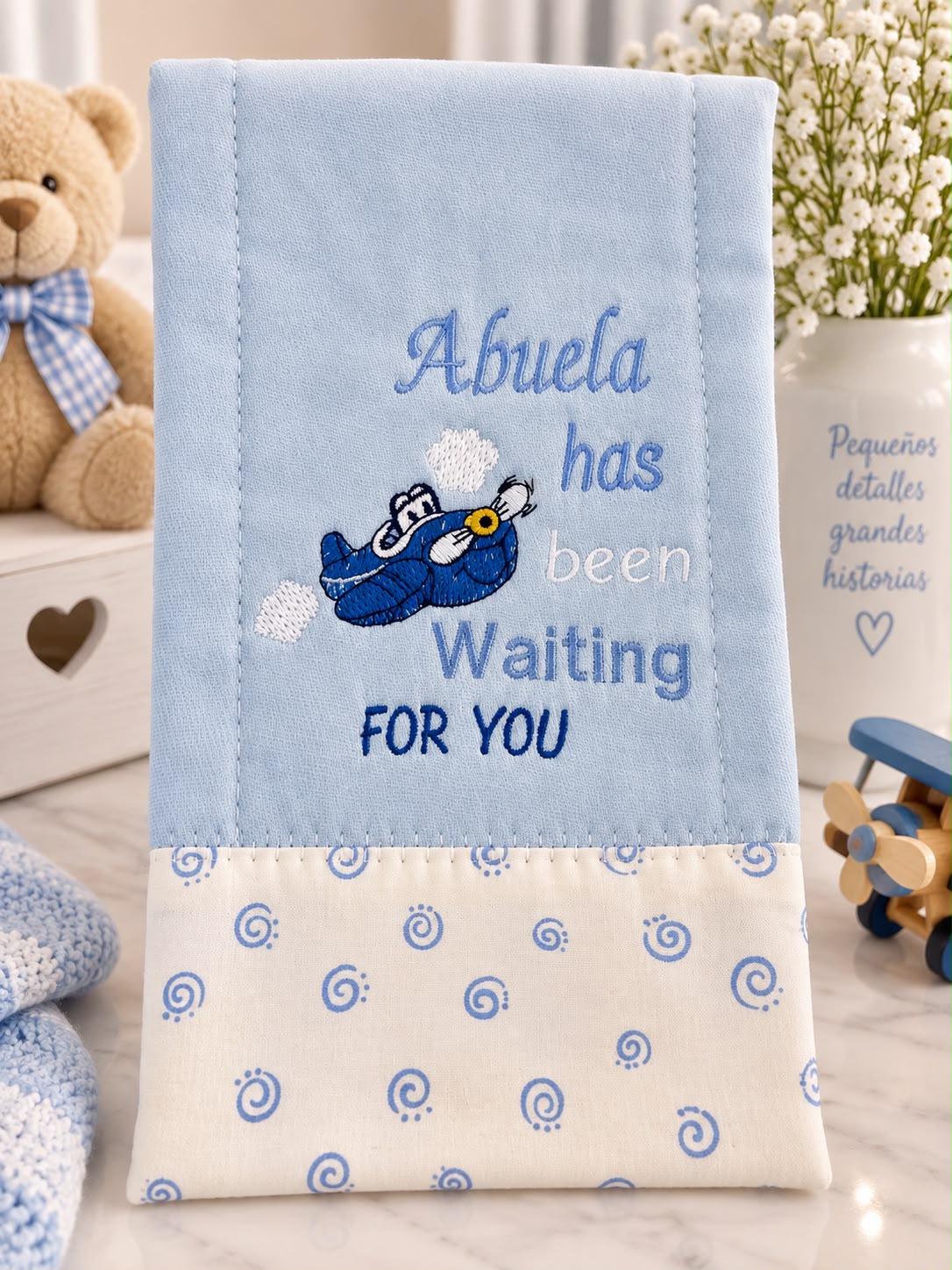 Personalized Embroidered Baby Cloth | Canastilla Ideal Kids