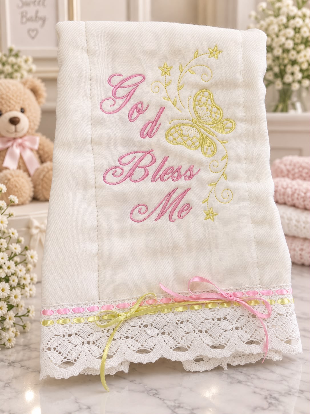 Personalized Embroidered Baby Cloth | Canastilla Ideal Kids