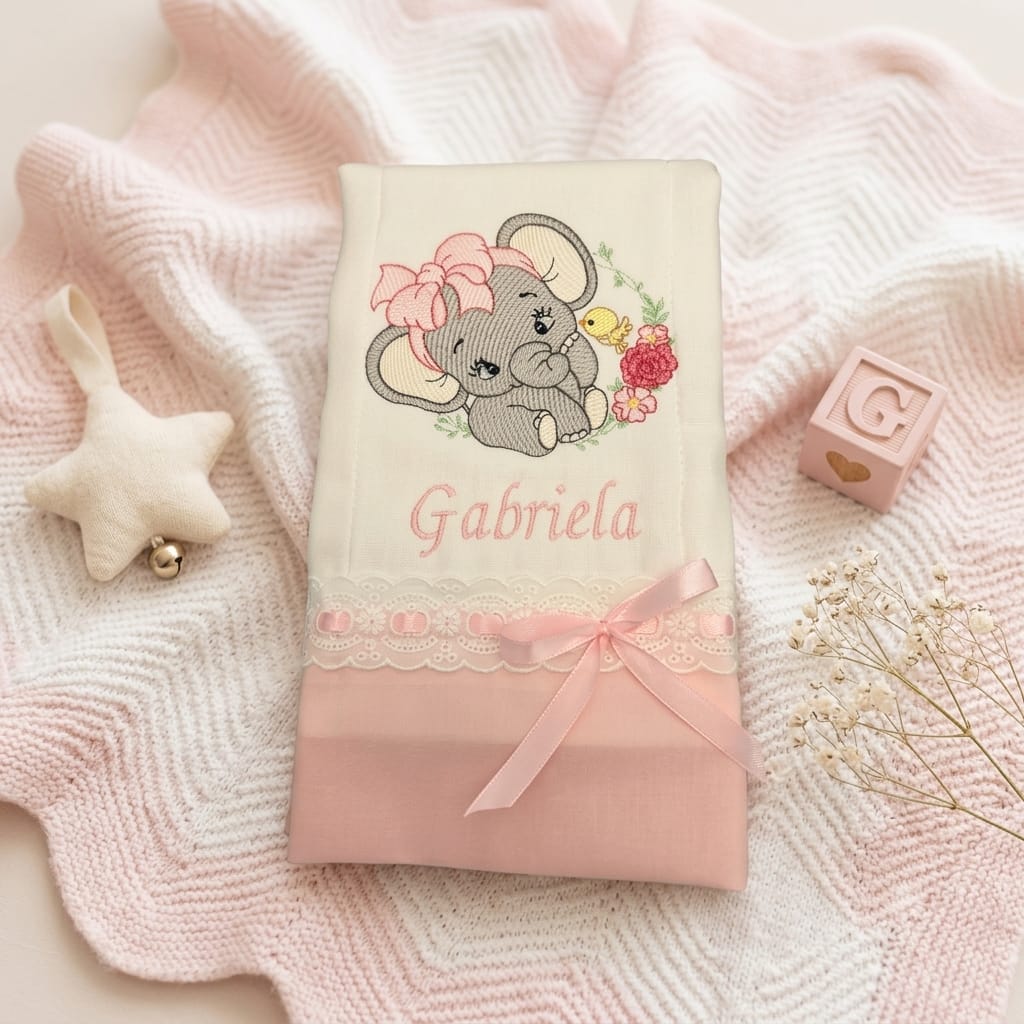 Personalized Embroidered Baby Cloth | Canastilla Ideal Kids