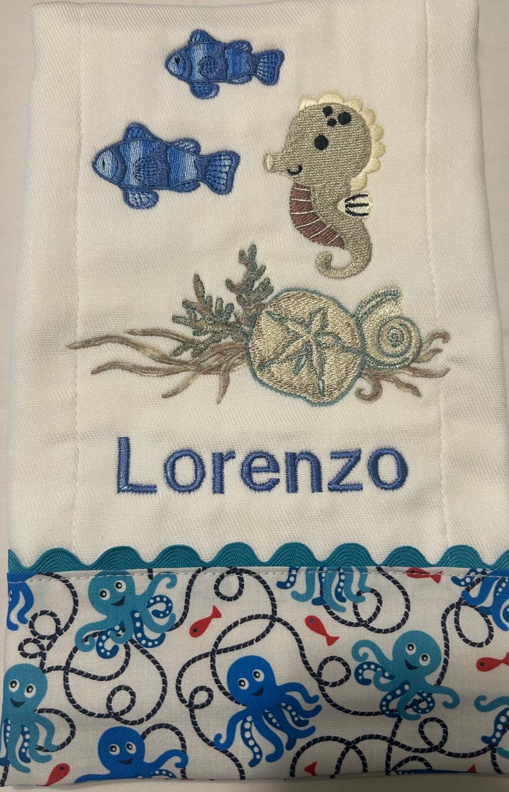 Personalized Embroidered Baby Cloth | Canastilla Ideal Kids