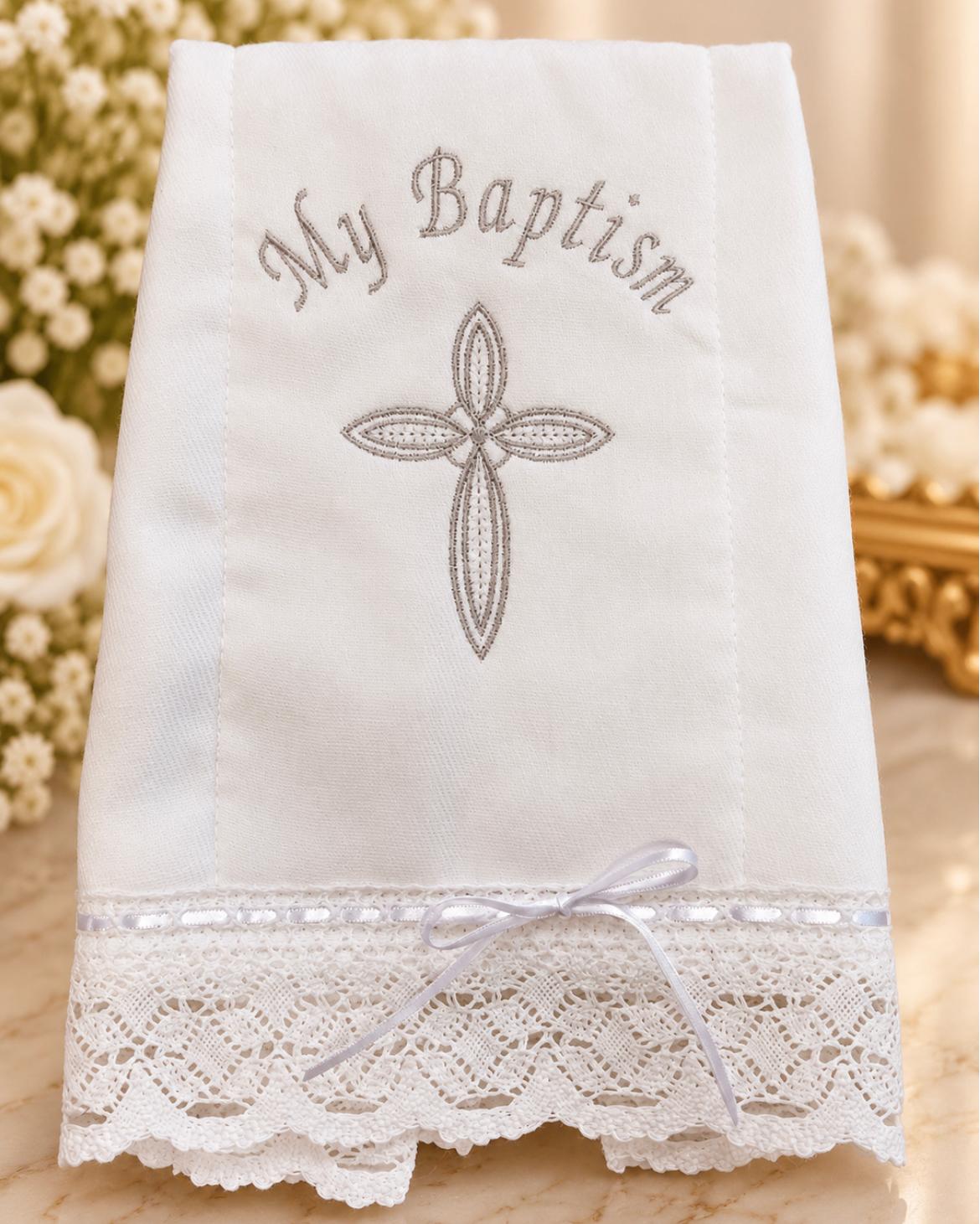 Handcrafted Embroidered Baptism Towel | Canastilla Ideal Kids