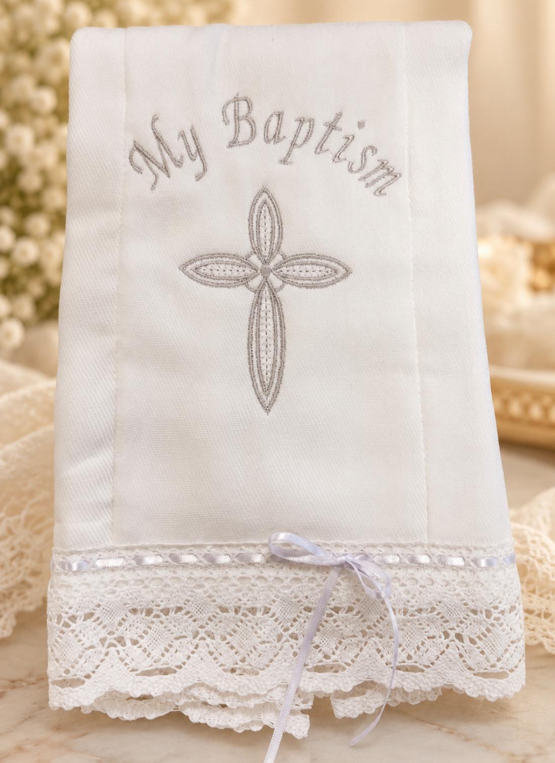 Handcrafted Embroidered Baptism Towel | Canastilla Ideal Kids