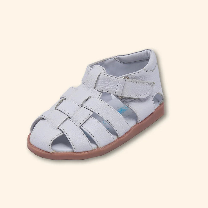 Open Crossed Leather - Leather Walker Shoes
