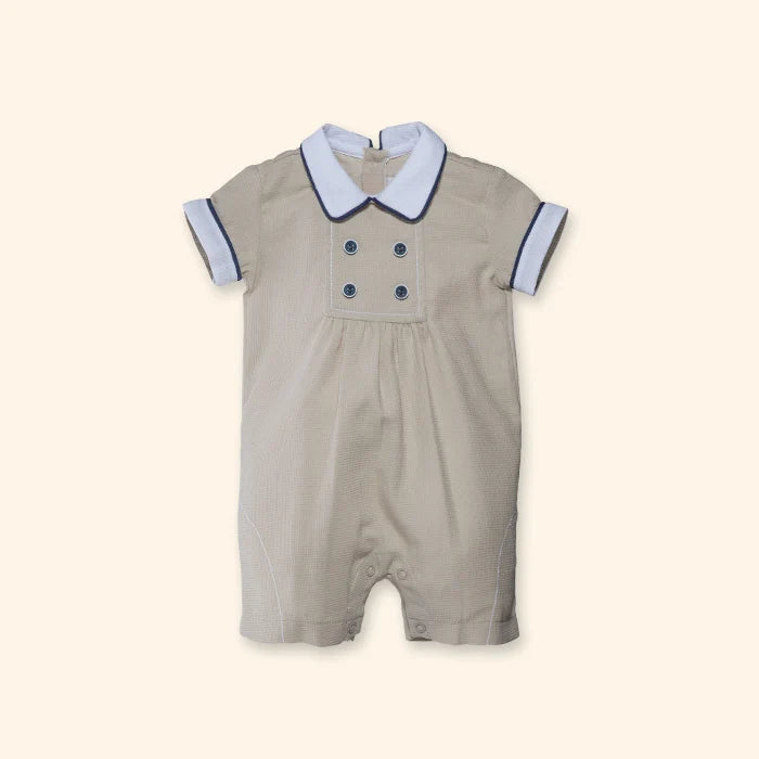 Guapo Romper - 100% Soft Cotton Baby Boy Romper | Canastilla Ideal Kids