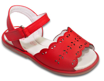 Lace leaf sandal