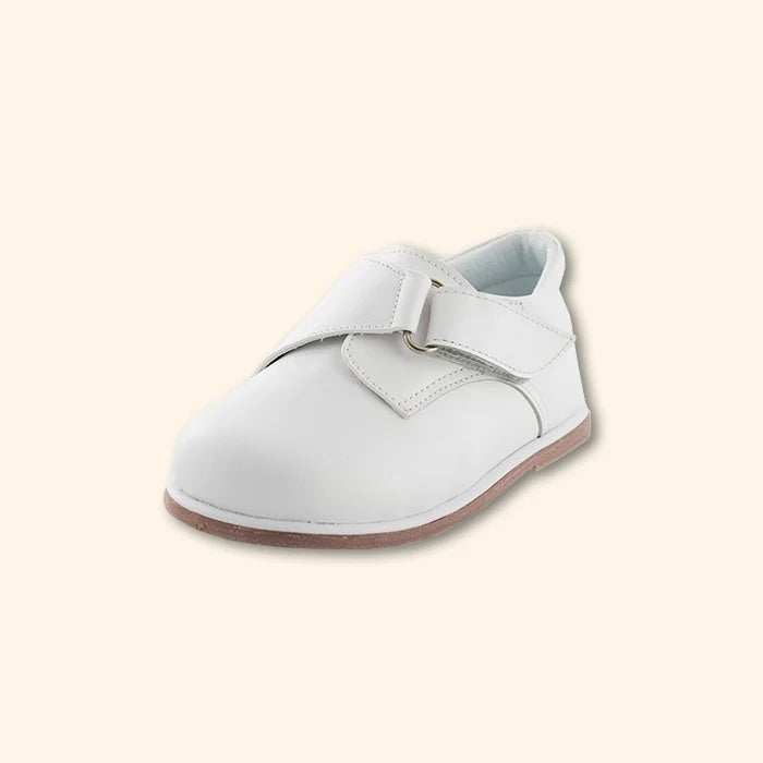 Elegant Anti-Slip Leather Christening Baby Shoes | Canastilla Ideal Kids
