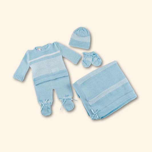 ★ Preemie Box Set Blue - Ivory