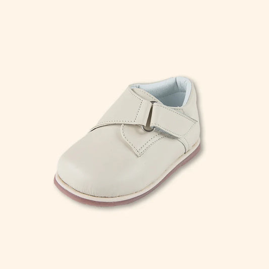 Elegant Anti-Slip Leather Christening Baby Shoes | Canastilla Ideal Kids
