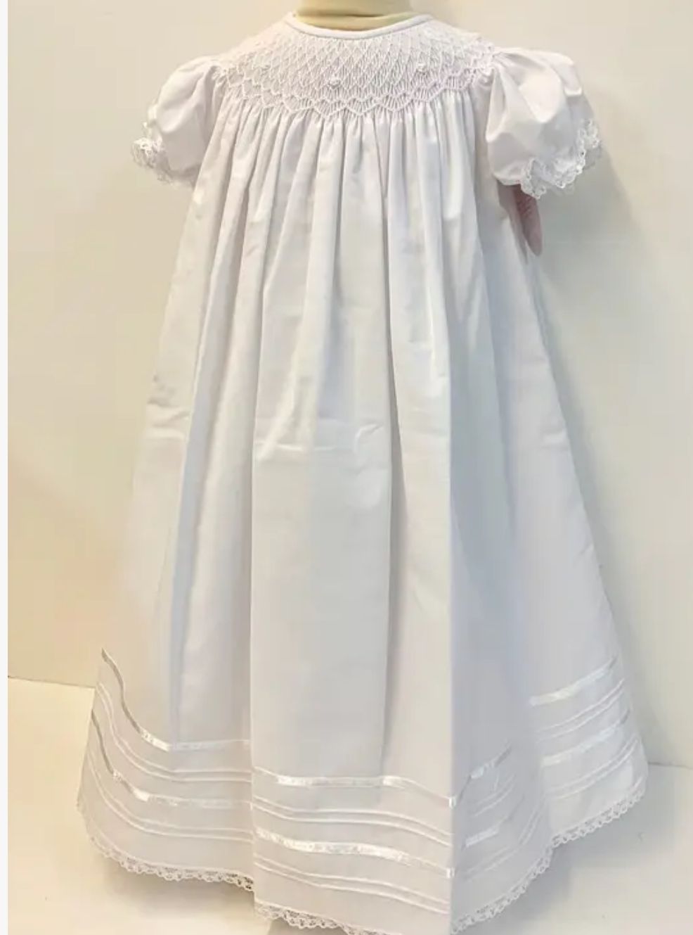 11757 White Bishop Dress.